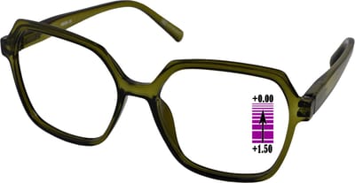 Leesbril Vista Bonita Mira Progressief-Army Green-+1.50