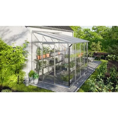 Vitavia Tuinkas Ida 5200 - Veiligheidsglas 3 Mm En Polycarbonaat 6 Mm - Aluminium - 262x201x221 Cm