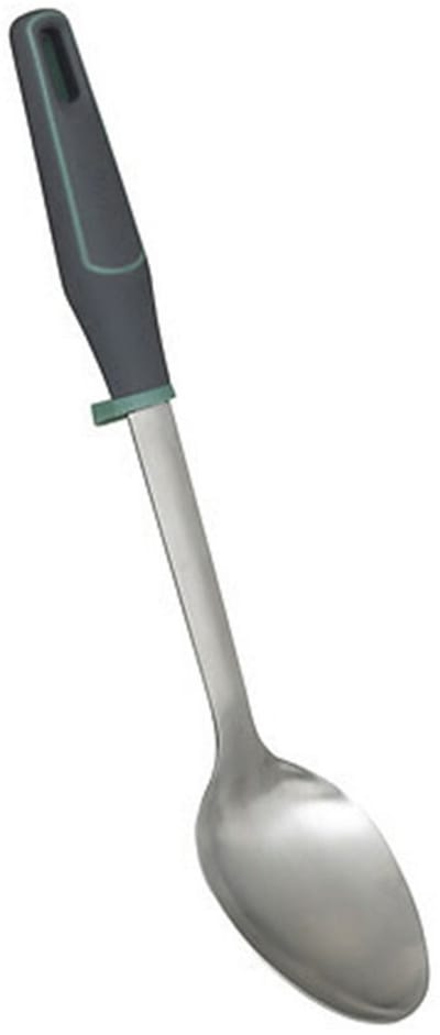5Five Voedsel opscheplepel - zilver - RVS - 34 cm - Keukengerei/soeplepel - Robuust/duurzaam