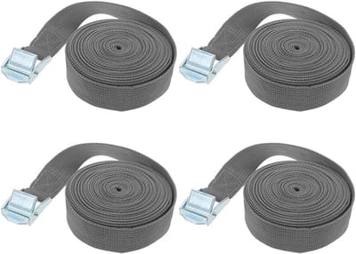 Daity 4 stuks - Spanbanden - 2m x 2,5cm spanbanden - gesp lastspanbanden - geschikt voor motor- - auto- - fietsendragers