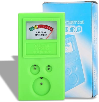 Batterijtester voor knoopcellen en huishoudbatterijen, ideaal voor het controleren en repareren van kleine batterijen
