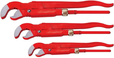 Set van 3 Hoekpijptangen voor Pijpen van 1 tot 2 Inch