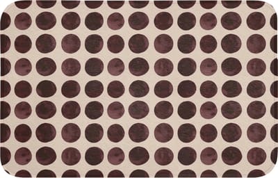 WC mat 80x50 cm - Antislip - Stippen - Patroon - Bruin - Toiletmat - Vloermat - Douchemat - Toilet tapijt - Toiletmatten