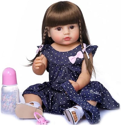 Realistisch Geboren Baby Pop Jongen 45 cm Zachte Vinyl Speelgoedpop