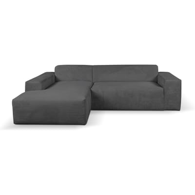 Hoekslaapbank Nina links ribstof | NADUVI Collection