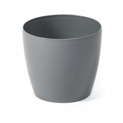 Lamela Magnolia - Bloempot - Plastiek Grijs - 12 cm - Binnen/Buiten