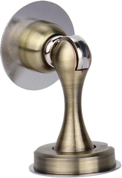 Magnetische Deurstopper - Deurvanger Deurhouder - Deur Open Houden - Roestvrij Staal - 15x15x15 cm - Brons