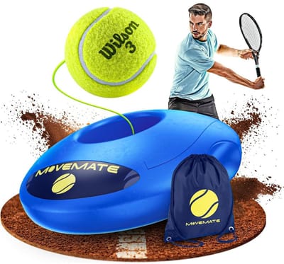 Zyrex® Tennispaal - Swingball - Tennis Paal Inclusief Transporttas - Groen - 18cm x 18cm x 9cm