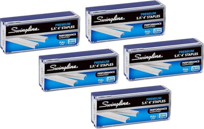 Standaard nietmachine nietjes 1/4 inch lengte 5000 stuks 5 verpakking