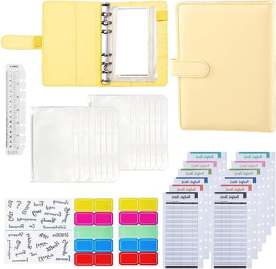 budget sheets, label stickers and rules, 30pcs A6 budget binding, money succeed the budget - ShopVlot