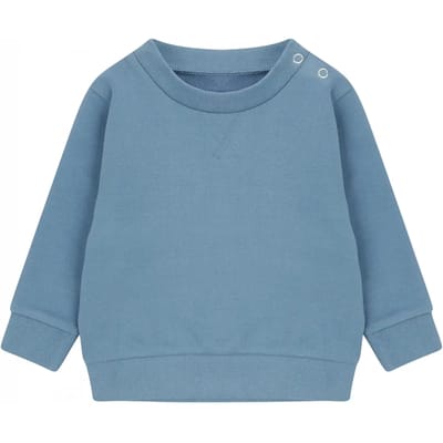 Larkwood - Sustainable Fashion Baby Sweater - Stone Blue maat 0/6 Monate
