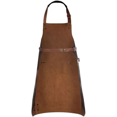 KARLOWSKY Leren Slabbenschort - Caramel Bruin