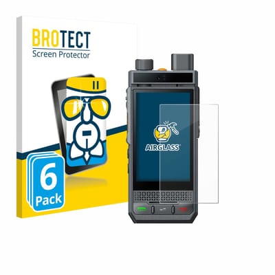 Screenprotector 6 Stuks voor Hytera P60 Beschermglas transparant