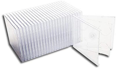 Lege Doos voor Twee CD's - Glashelder, Smal Ontwerp