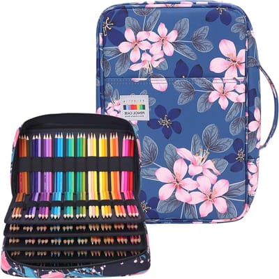 Grote Waterdichte Etui voor 300 Kleurpotloden, Perfect voor Stationery, Kleurmaterialen en Penselen