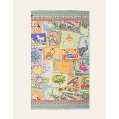 Oilily Aflamingsymbol Sjaal- maatOne size Almond Oil