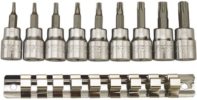 Teng Tools Torx-Doppenset - 9-Delig