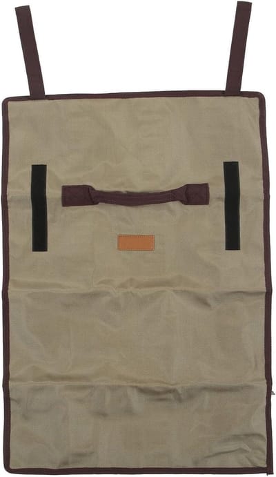 Opbergtas Tentstokken - Haringen Tas Kampeeruitrusting - Kampeerbenodigdheden Organiseren - Grote Capaciteit - 63 cm Lengte - Licht kaki