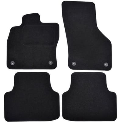 Tapis de sol - Seat - Leon 4 - Velours noir - 4 pièces - Ajustement précis