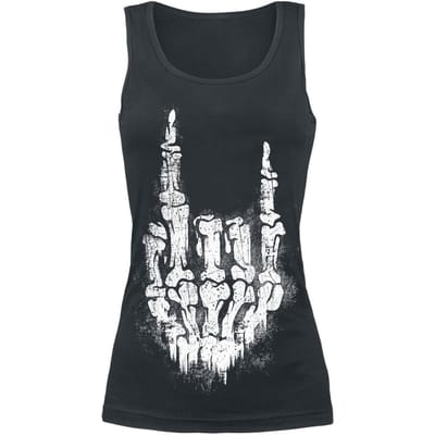 Gothicana by EMP - Gothic Top - Longing For Evil - S tot XXL - voor Vrouwen - zwart