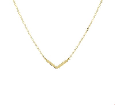 Geelgouden Collier V 0 4018668