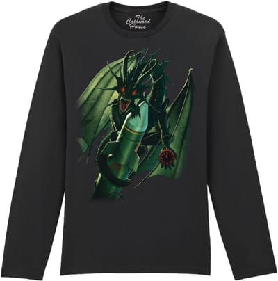 Draak Doom Dragon The Coloured House Longsleeve T-shirt XXL