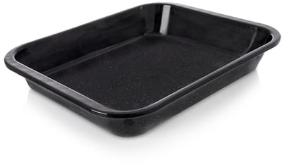Bakplaat Geëmailleerd Rechthoekige Diep 31x25x4,5 cm - voor Bakken - voor De Oven