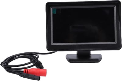 Auto Babycamera - Babyfoon Auto - Veilig Rijden - 1080p Nachtzicht - 43 Inch Scherm - Zwart