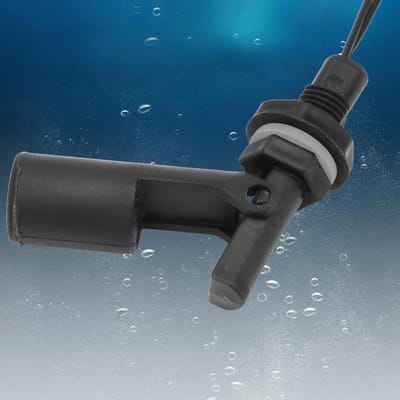 EGoods - Water-vloeistofniveausensor voor tank en zwembad, 2 stuks, zijmontage, corrosiebestendig, eendenmondtype.