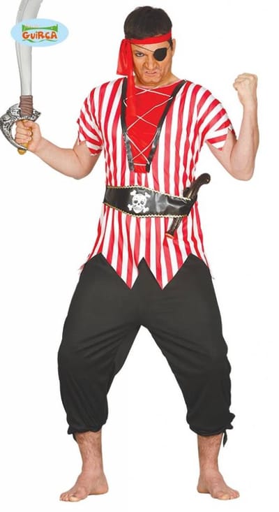 Carnavalspak Zeerover - Maat M