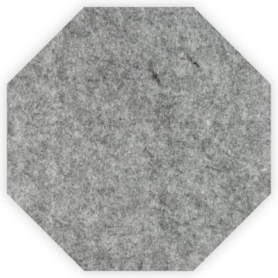 8-hoek vilt onderzetter - Gemeleerd grijs - 6 stuks - ø 95 mm - 8-hoek - Glas onderzetter - Cadeau - Woondecoratie - Woonkamer - Tafelbescherming - Onderzetters Voor Glazen - Keukenbenodigdheden - Woonaccessoires - Tafelaccessoires