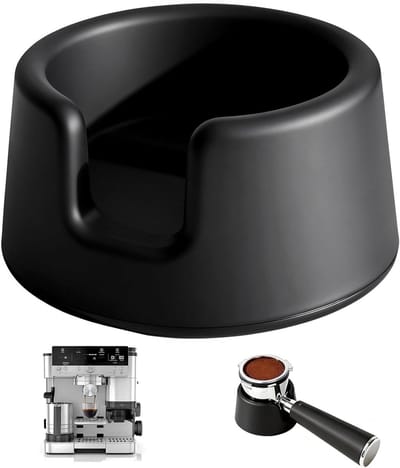 Tamper en zeefdrager voor espressomachine, accessoires voor koffiezetapparaten, tampstation en filterdrager voor perfecte espresso