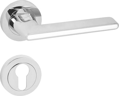 Domino® Deurkrukgarnituur ONYKS R WHITE - Wit - PZ-