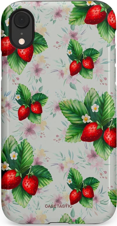 Casetastic Hoesje Geschikt voor Apple iPhone Xr - Stijlvolle Beschermende Duo-layer Case - Rosales