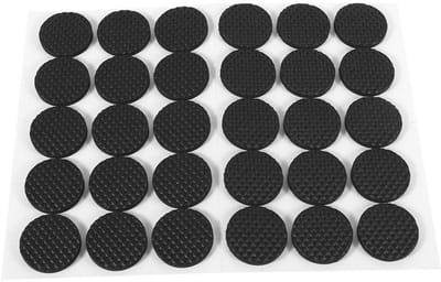 Dailygoods - Niet Slip Pads Protector - Vloerbeschermers - Duurzaam en Zelfklevend - Zwart - Meubelvoeten Pads - Voor Meubels en Vloeren - 30 Stuks