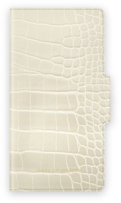 ideal of sweden atelier wallet geschikt voor Apple iphone 14 cream beige