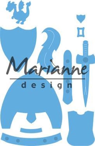 Marianne Design Creatables Snij en Embosstencil - Kim's vrienden Ridder