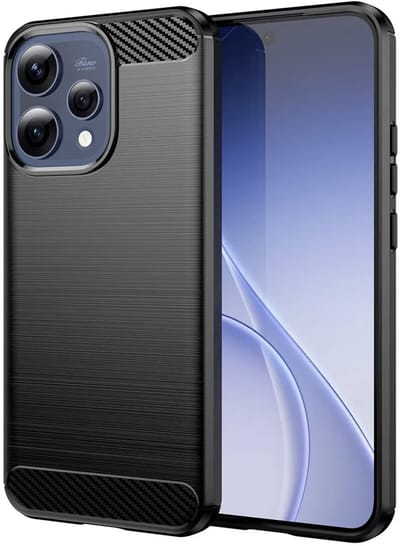 Hoesje geschikt voor Oppo Reno15 - Techsuit Carbon Silicone Back Cover - Zwart