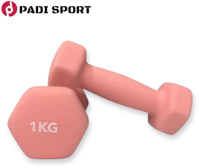 Padisport Dumbells 1 Kg - 1 Kg Dumbell - Gewichten 1 Kg - Gewichtjes 1 Kg - Gewicht 1 Kg - Dumbells