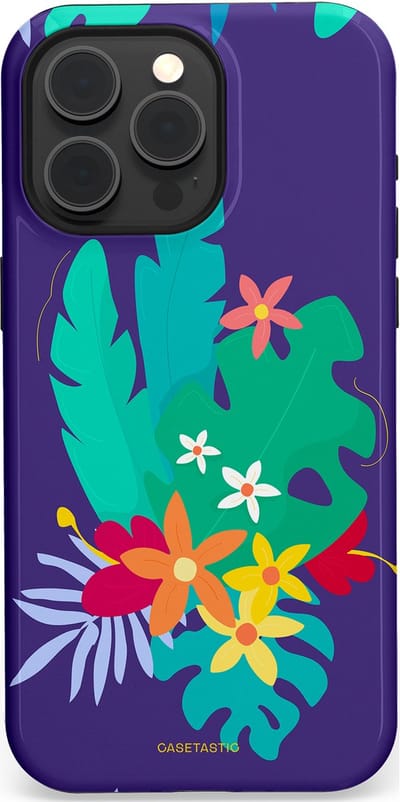 Casetastic Hoesje Geschikt voor Apple iPhone 15 Pro Max Magsafe - Stijlvolle Beschermende Duo-layer Case - Surfplant