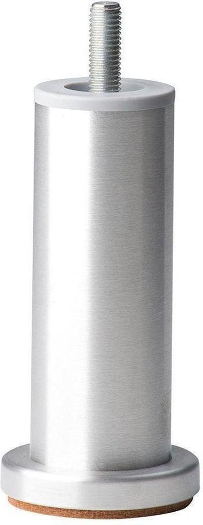 FLE - Meubelpoot aluminium rond Ø 4,2 cm en hoogte 12 cm (M10)