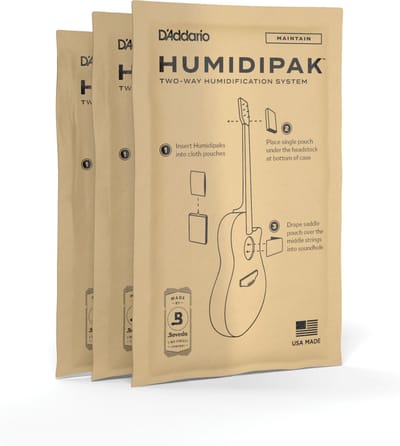 D'Addario PW-HPRP-03 Humidipak Maintain Vervangende Zakjes 3-Pack