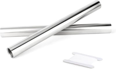 2 Stuks Roestvrijstalen Buiskoppeling - 1" NPT Binnendraad x 1" Binnendraad, 40 cm Lengte