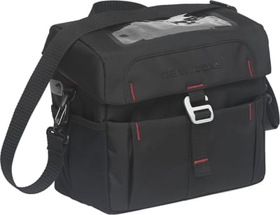 New Looxs Vigo Stuurtas KLICKfix Enkele Fietstas - 8,5 liter - Zwart