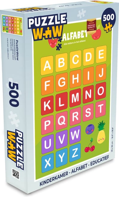 Puzzel Kinderkamer - Alfabet - Educatief - Jongens - Meisjes - Kinderen - Kindje - Legpuzzel - Puzzel 500 stukjes