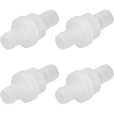 12PCS Clapet Anti-Retour d'Aquarium Résistant à l'Ozone Résistant à l'Huile Clapet d'Air Unidirectionnel Clapet Anti-Retour PP pour Aquarium Chimique 10mm