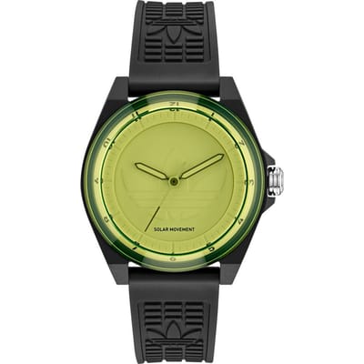Adidas Originals Project Four Solar AOST25530 Horloge - Resin - Zwart - Ø 41 mm