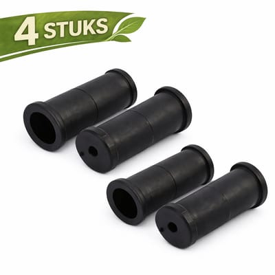 Tuilana® - Kruiwagen handvatten - 4 stuks - Geschikt voor Ø 30 mm - Slijtvast