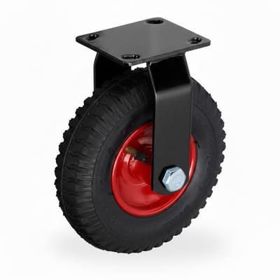 neuswiel - 2.50-4 - zwart/rood