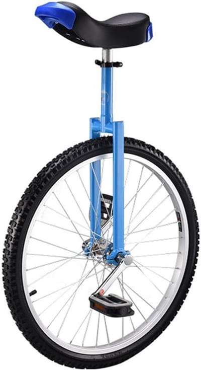 Eenwieler - Balansfiets - Buitensport Fitness - Hoge Belasting - 24 Inch Wiel - Blauw